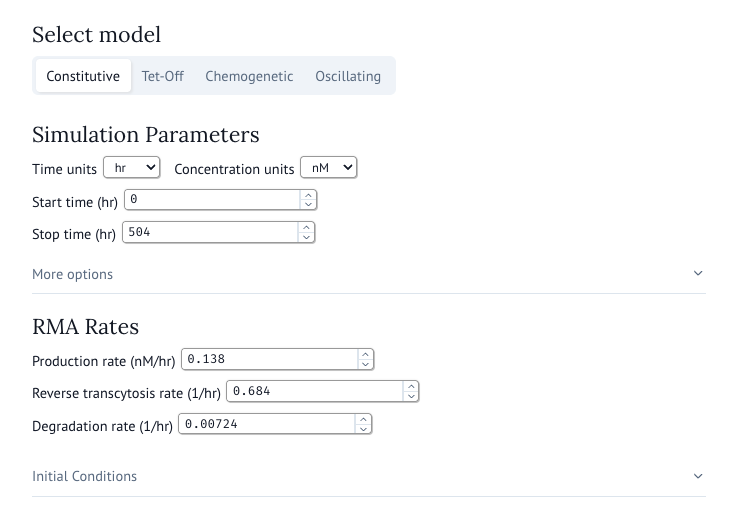 Model selection tool